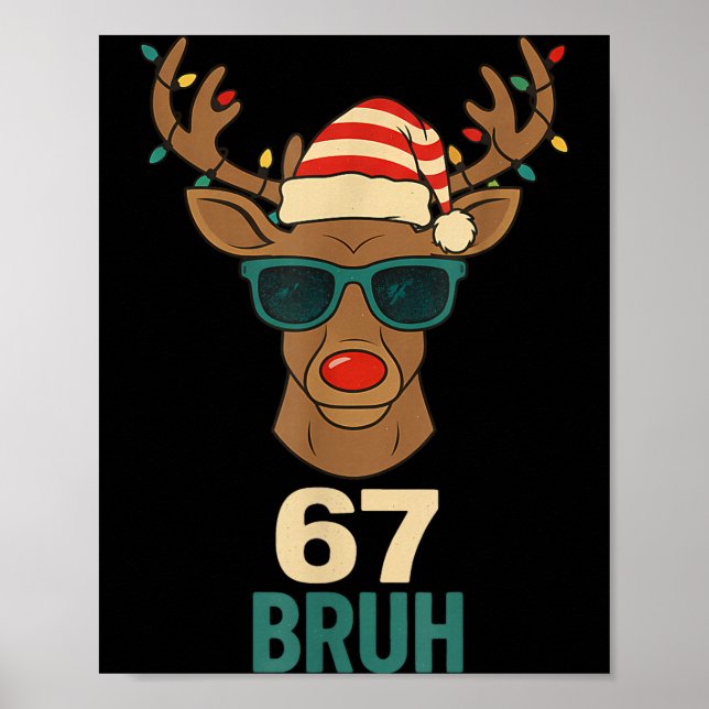 Jul 67 Meme Design Rollig Six Seven Händer 6 7 Poster (Framsidan)