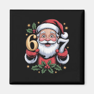 Jul 67 Rolig Xmas Sex Sju Fula Tröja 6-7 Magnet