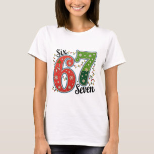 Jul 67 T-shirt Six Seven Holiday Meme Gen Z på sve