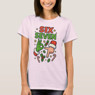 Jul 67 Tee Six Seven Meme Dam Julkläder