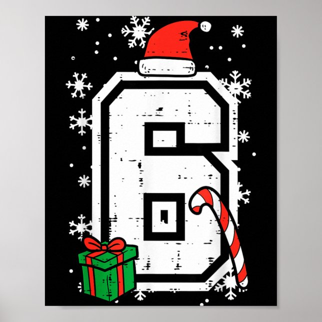 Jul 6 Jul 6 7 Xmas Matchande 67 Meme Män W Poster (Framsidan)