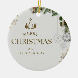 Jul 6 julgransprydnad keramik