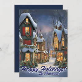 Jul 7 Village, Glad helg, julkort Inbjudningar