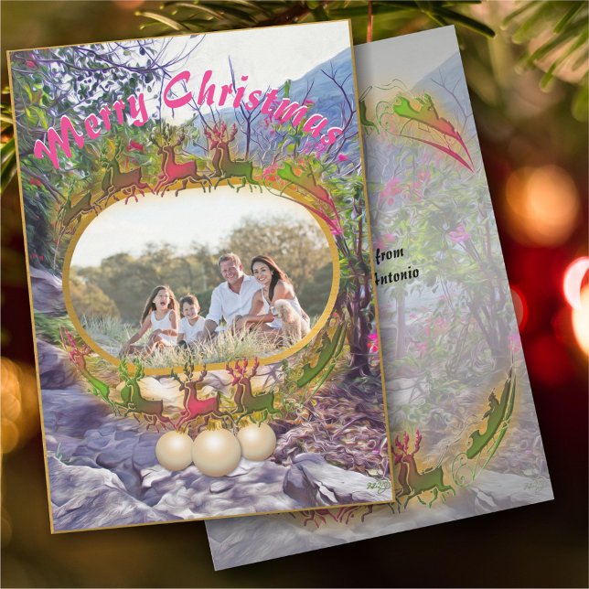 Jul 821 i Jelapa-familjen Julkort (Skapare uppladdad)