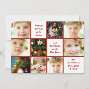 Jul 9-foto-grafikkort, Helgdag Julkort