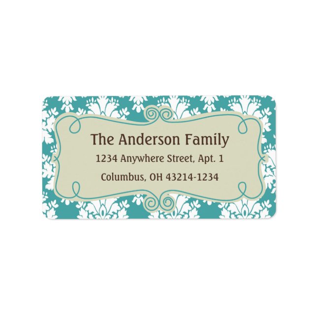 Jul 9: Skaddesign 1 Returadress Adressetikett (Framsidan)