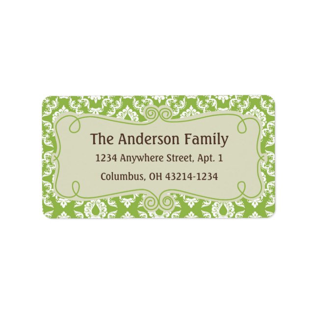 Jul 9: Skadedesign 6 Returadress Adressetikett (Framsidan)