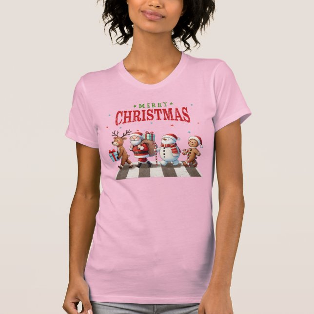 Jul Abbey Road  T Shirt (Framsida)