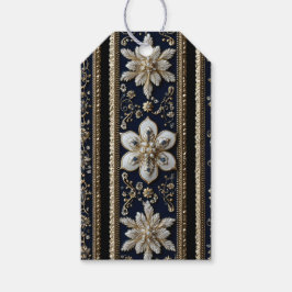 Jul Abstrakt Mönster Presentetikett