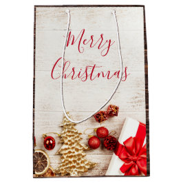 Jul Äckliga artiklar på en Rustik träbräde