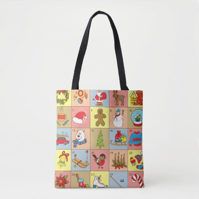 Jul Advent: Doodle Inslag Collection Tygkasse (Framsida)