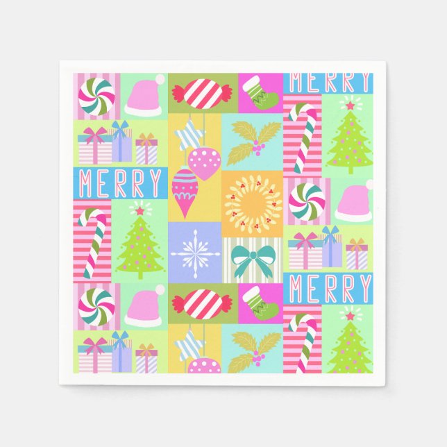 Jul Advents Kalender Pappersservett (Framsidan)