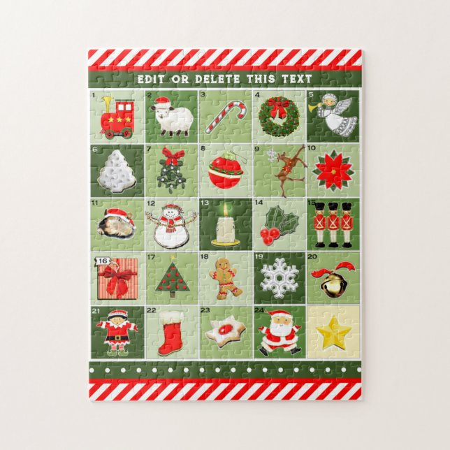 Jul Adventskalender Pussel (Vertikal)