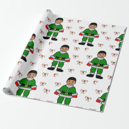 Jul Aforo Pojke Kid Cute Elf Presentpapper