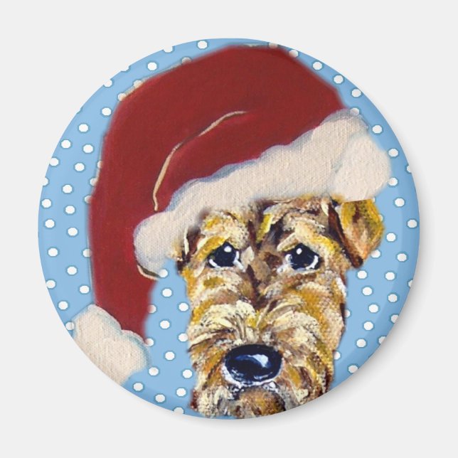 Jul Airedale Magnet (Framsidan)