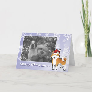 Jul Akita Inu/Shiba Inu Helgkort