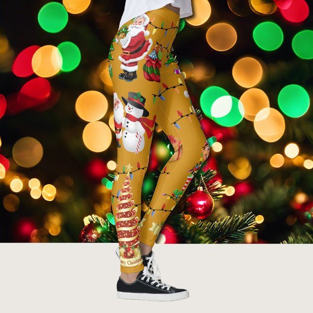 Jul Allting Ugly Sweater Party leggings (Skapare uppladdad)