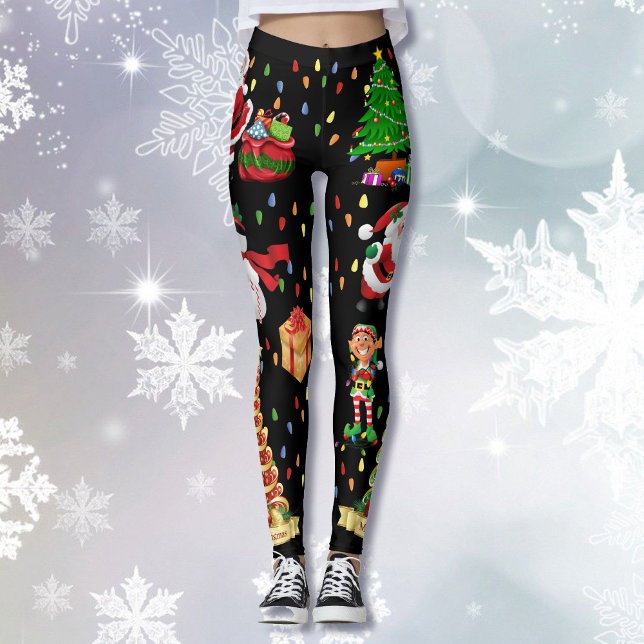 Jul Allting Ugly Sweater Party leggings (Skapare uppladdad)