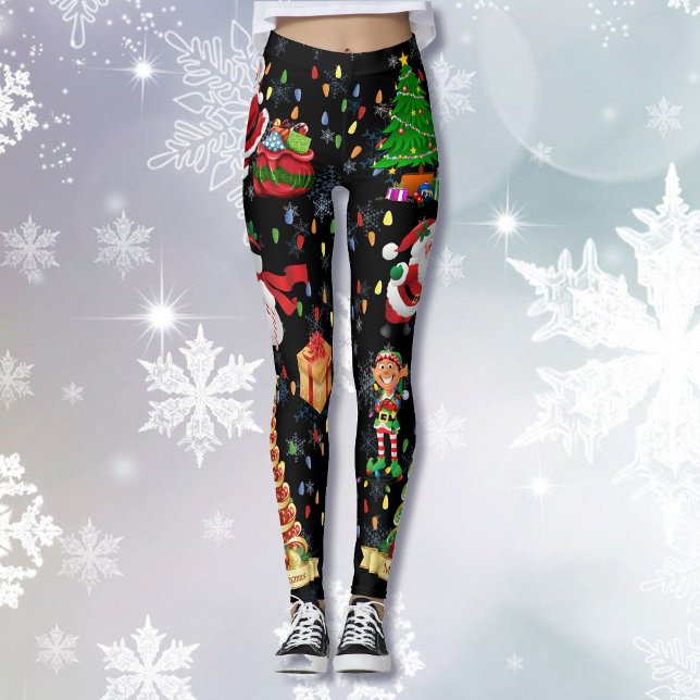 Jul Allting Ugly Sweater Party Leggings 2 (Skapare uppladdad)