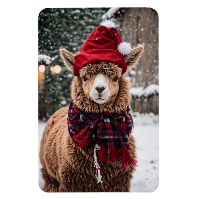 Jul Alpaca Magnet (Vertikal)