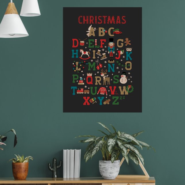 Jul Alphabet Kids Poster (Vardagsrum 1)