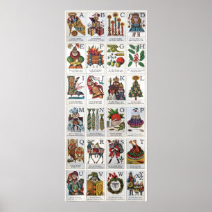 Jul Alphabet Poster