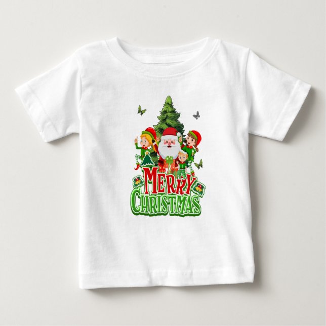 Jul Älskare, baby, God jul T Shirt (Framsida)