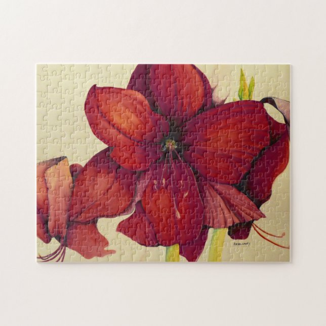 Jul Amaryllis Jigszawa Puzzle Pussel (Horisontell)