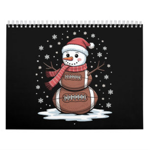 Jul Amerikansk Fotboll Snömannen Xmas Sport Kalender