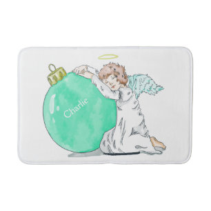 Jul Angel-badmöss med eget namn Badrumsmatta