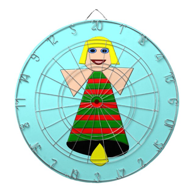 Jul Angel Bell Dart Board Piltavla (Framsidan)