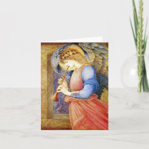 Jul Angel Burne-Jones-anteckningskort Helgkort