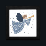 Jul Angel Fred på jorden Helgdag Heartfilt Minnesask<br><div class="desc">Jul Angel Peace on Earth Helgdag Heartfilt keepsaklåda illustrerad av internationell designer,  Kathrin Legg. Du hittar matchande party-förråd,  hemdekanter och julkort i julgeluppsamlingen.</div>