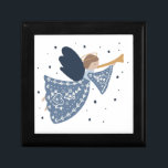 Jul Angel Fred på jorden Helgdag Heartfilt Minnesask<br><div class="desc">Jul Angel Peace on Earth Helgdag Heartfilt keepsaklåda illustrerad av internationell designer,  Kathrin Legg. Du hittar matchande party-förråd,  hemdekanter och julkort i julgeluppsamlingen.</div>