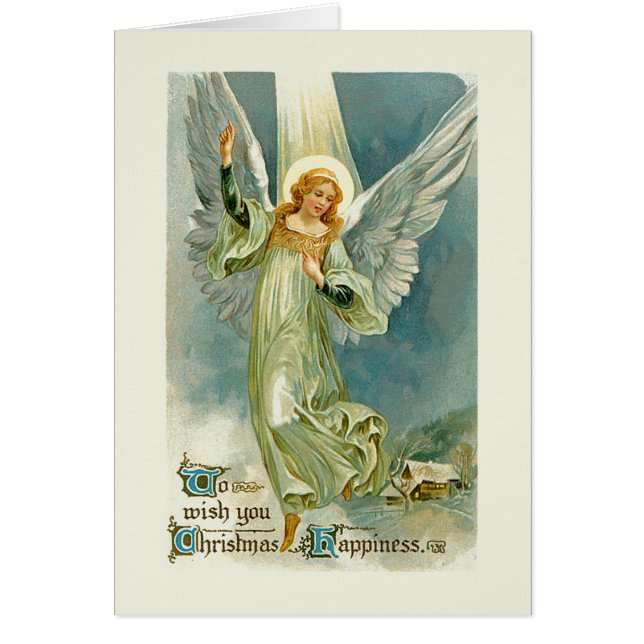 Jul Angel Hälsningskort (Framsidan)