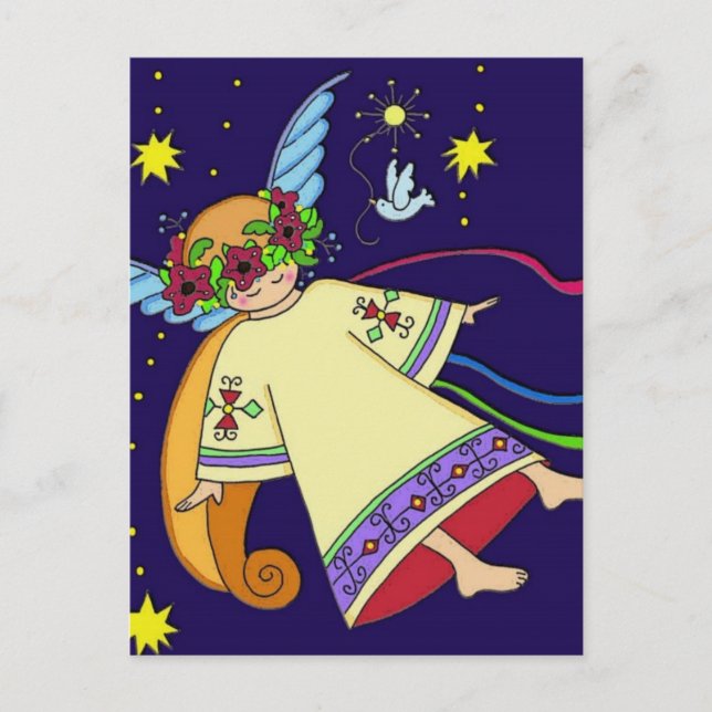 Jul Angel Helg Vykort (Framsida)