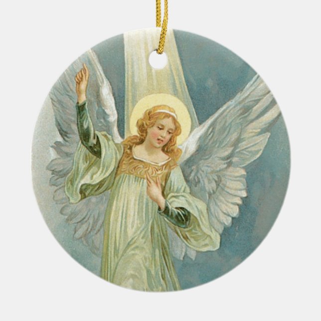 Jul Angel Julgransprydnad Keramik (Framsidan)