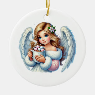 Jul Angel Julgransprydnad Keramik