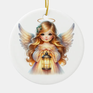 Jul Angel Julgransprydnad Keramik