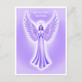 Jul Angel | Lila, Lilac och Vita Vykort