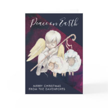 Jul Angel Shepherd med Lambs Helgdag