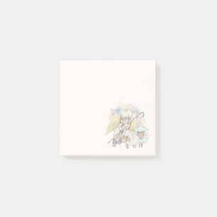 Jul Angel Shepherd med Lambs Post-it Block
