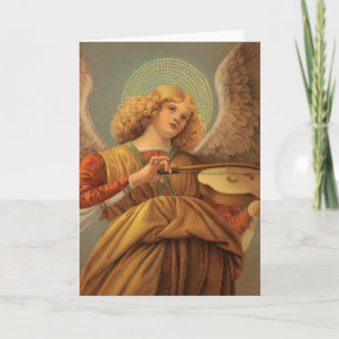 Jul Angel Spela fiol av Forli Helgkort