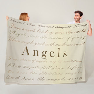Jul Änglar Fleece Blanket