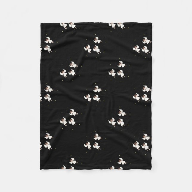 Jul änglar fleecefilt (Framsidan)