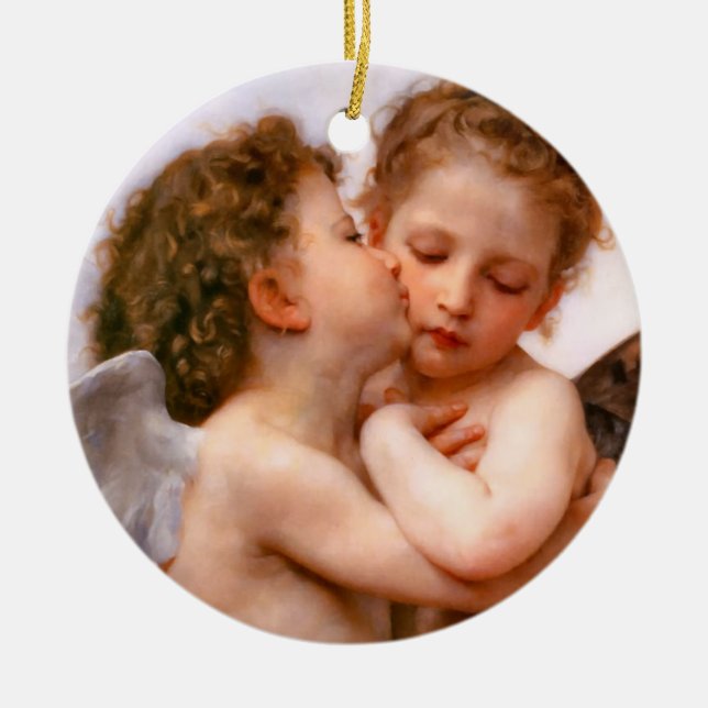 Jul Änglar Julgransprydnad Keramik (Framsidan)