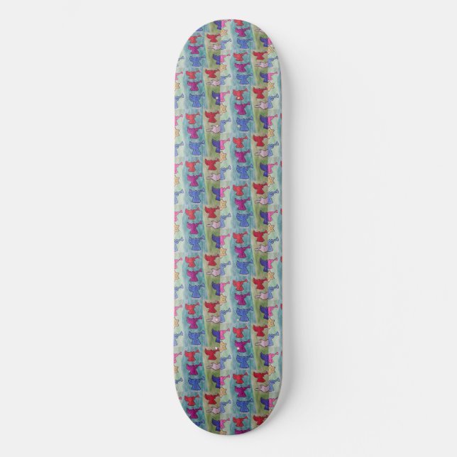 Jul-Änglar med skateboard (Framsida)