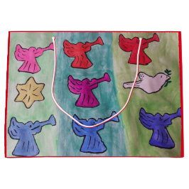 Jul-Änglar med trumpeter