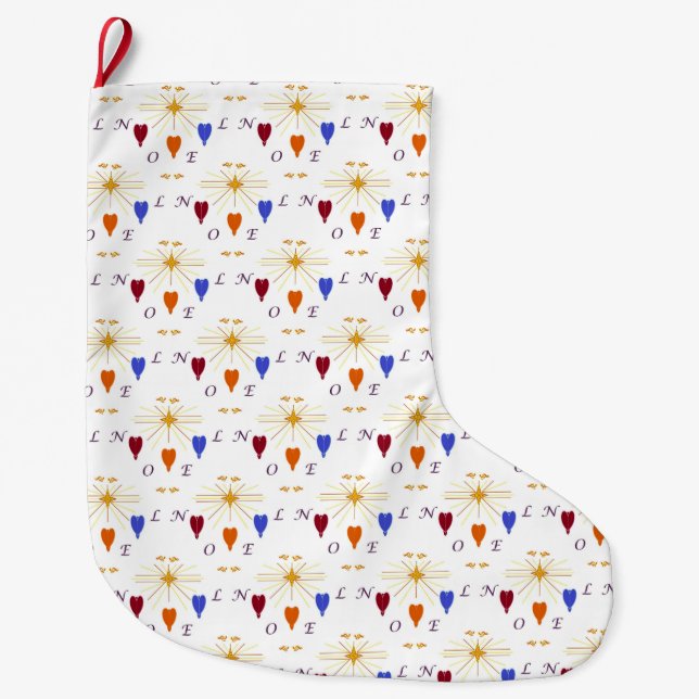 Jul Änglar n Star Noel Stor Julstrumpa (Framsidan)