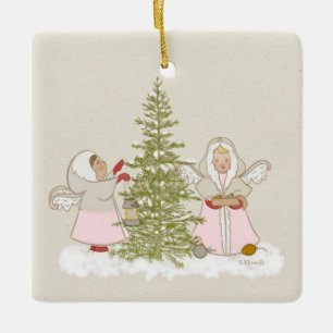 Jul Änglar Ornament